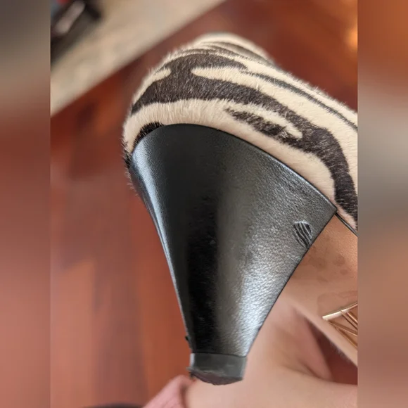 Tamara Mellon Zebra Patterned Heels - Picture 6 of 12